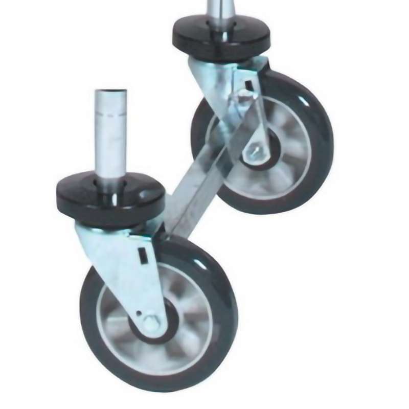 Shelving System 5" Poly Caster Set 2Brk/2Rgd 18